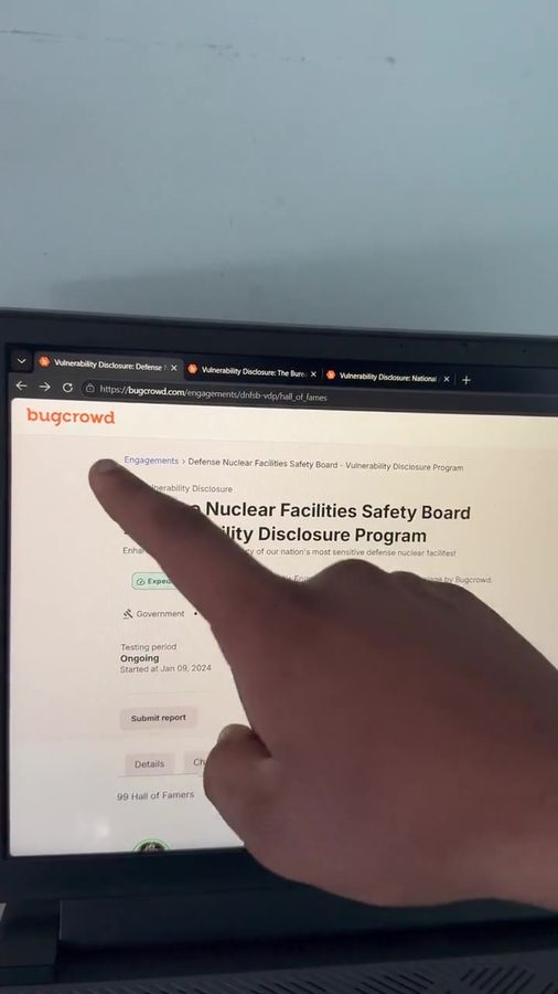 Bug bounty hall of fame video thumbnail